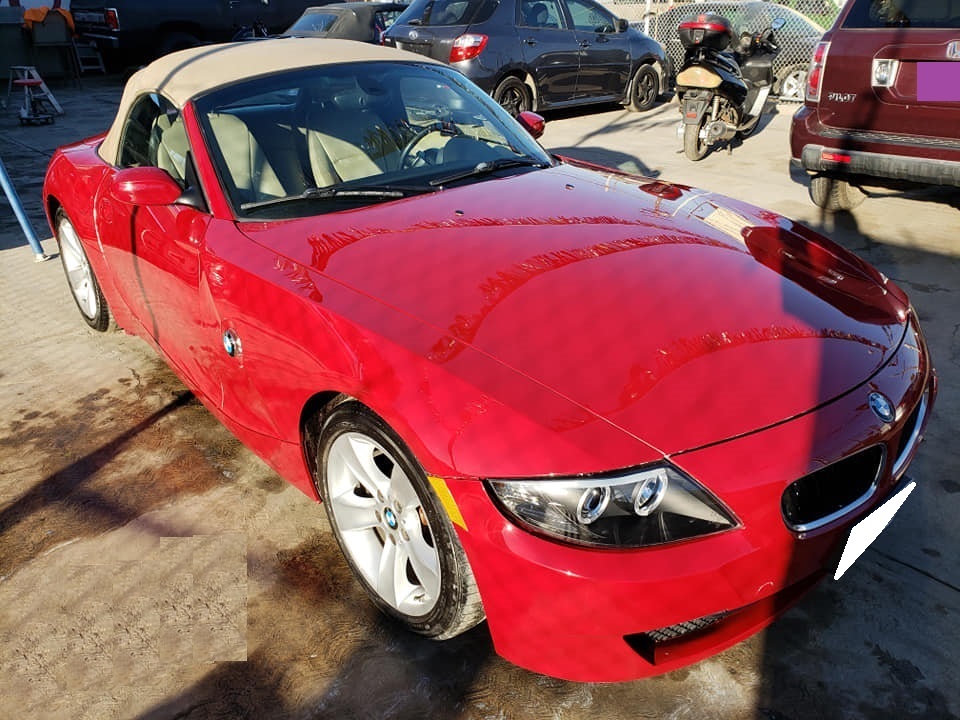 BMW Z4 2007 - Bán xe Bmw Z4 đời 2007 tự động màu đỏ, sport 2 chỗ