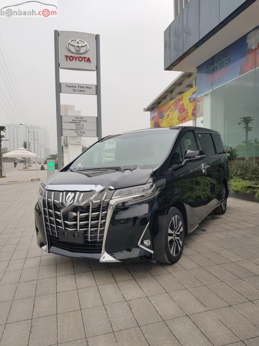 Toyota Alphard 3.7 AT   2019 - Bán ô tô Toyota Alphard 3.7 AT 8 cấp đời 2019, màu đen, nhập khẩu