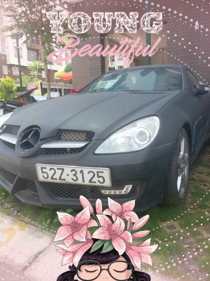 Mercedes-Benz SLK class 350 2004 - Cần bán xe Mercedes SLK 350 mui trần 2004, màu đen nhám