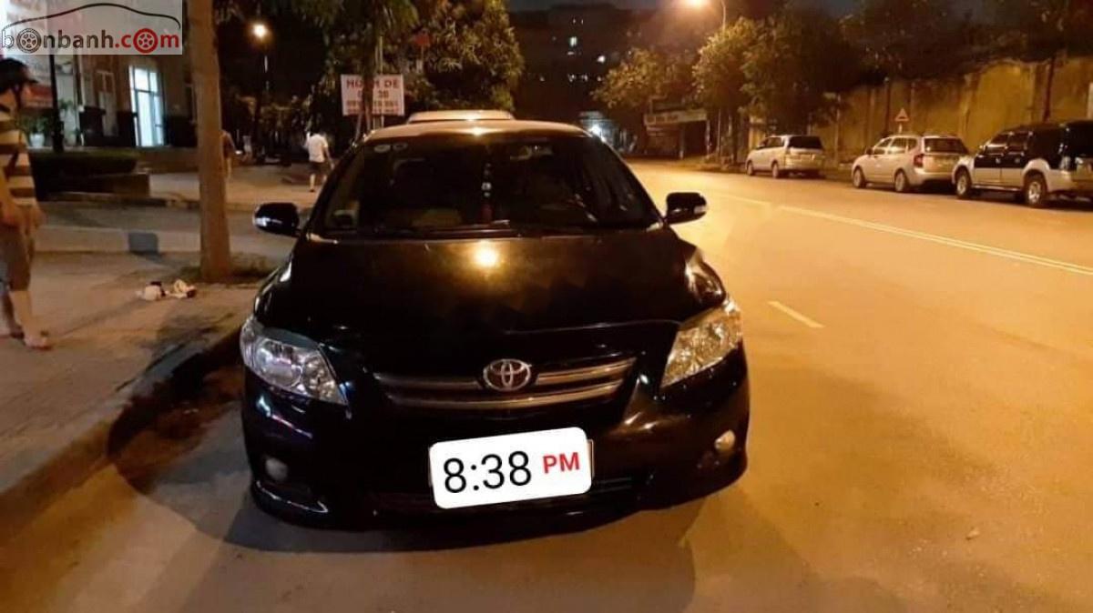 Toyota Corolla altis 2009 - Bán xe Toyota Corolla altis đời 2009, màu đen, nhập khẩu nguyên chiếc