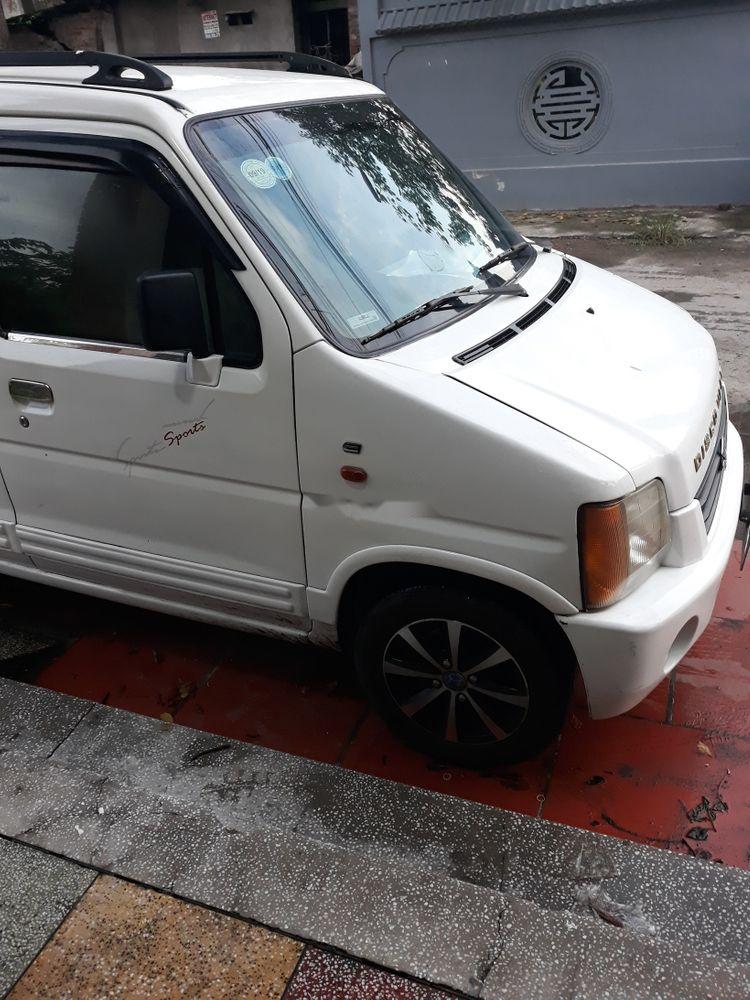 Suzuki Wagon R   2002 - Bán Suzuki Wagon R năm 2002, màu trắng, nhập khẩu nguyên chiếc  