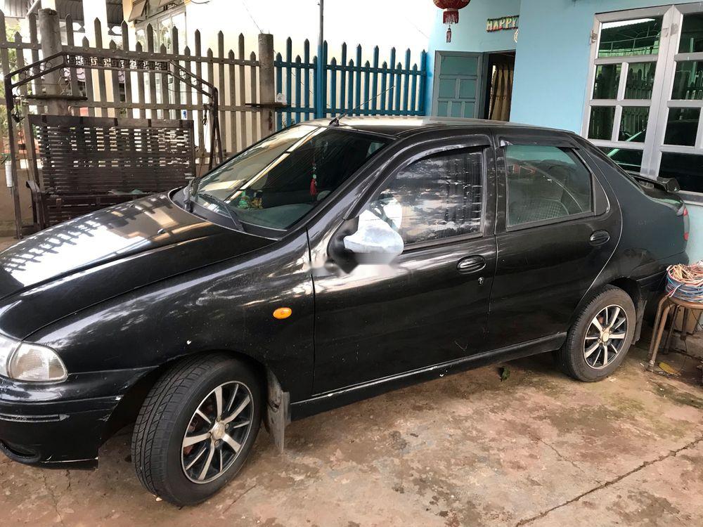 Fiat Siena  1.6MT 2001 - Cần bán lại xe Fiat Siena 1.6MT 2001, màu đen