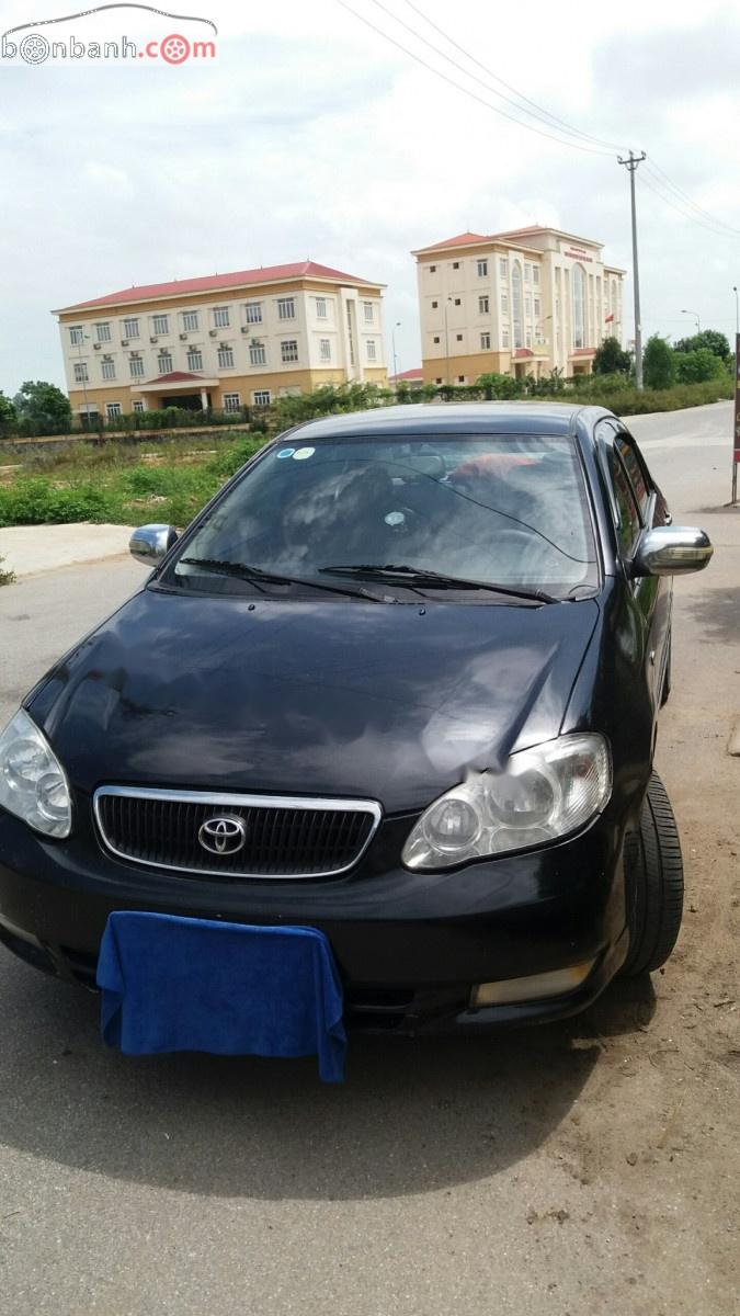 Toyota Corolla altis 2003 - Bán Toyota Corolla altis sản xuất 2003, màu đen, xe gia đình