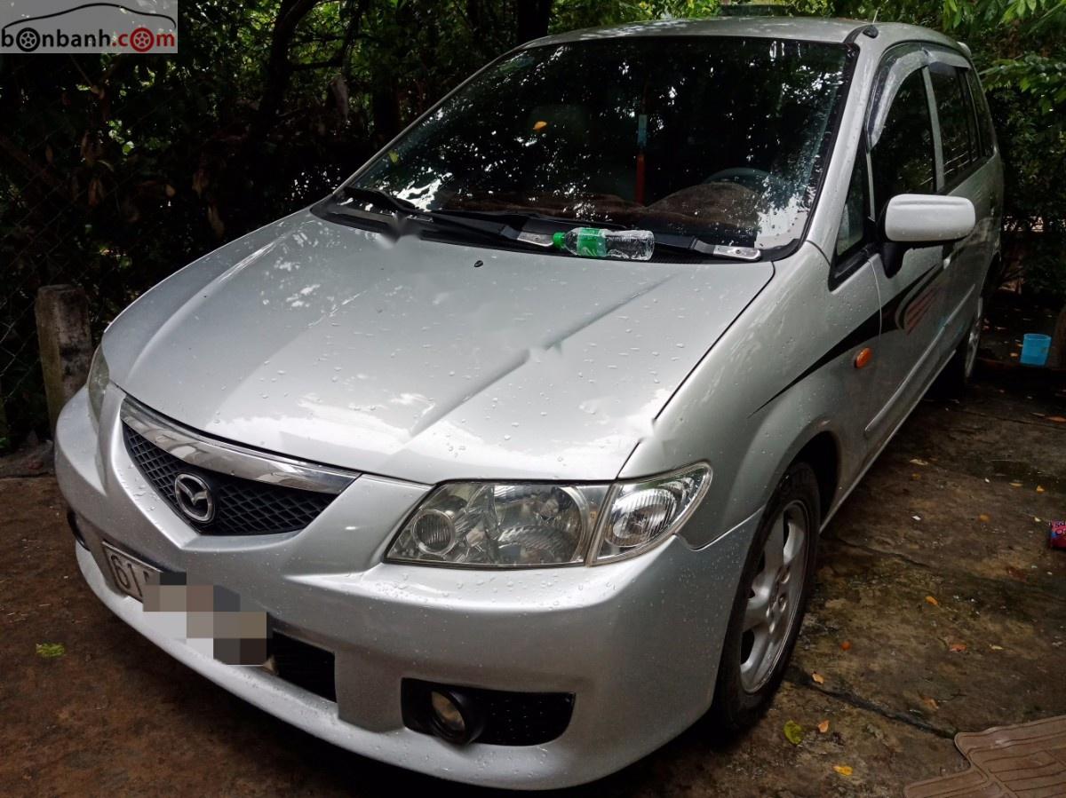 Mazda Premacy 1.8 AT 2002 - Bán Mazda Premacy 1.8 AT 2002, màu bạc, xe gia đình