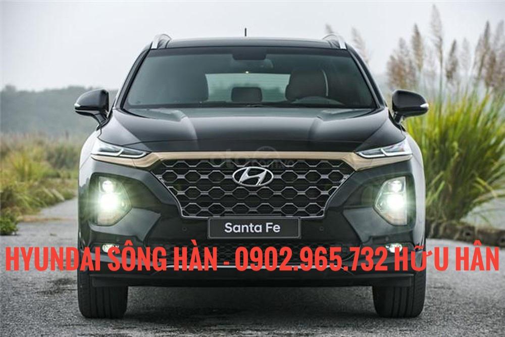 Hyundai Santa Fe 2019 - Cần bán Hyundai Santa Fe 2019, màu đen, giá cực tốt + Khuyến mãi hấp dẫn, LH: Hữu Hân 0902 965 732