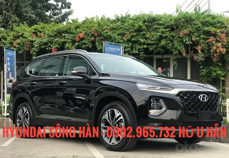 Hyundai Santa Fe 2019 - Cần bán Hyundai Santa Fe 2019, màu đen, giá cực tốt + Khuyến mãi hấp dẫn, LH: Hữu Hân 0902 965 732