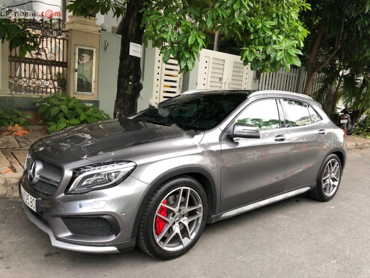 Mercedes-Benz GLA-Class   GLA 45 AMG 4Matic 2014 - Bán xe Mercedes GLA 45 AMG 4Matic sản xuất 2014, màu xám, nhập khẩu  