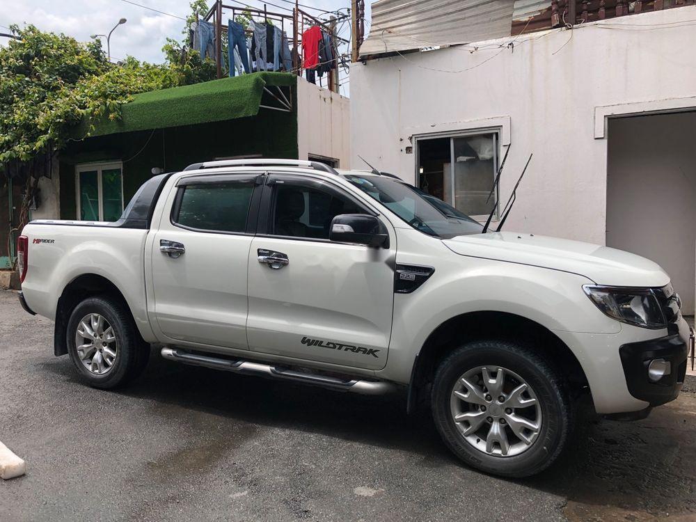 Ford Ranger Wildtrak   2014 - Bán Ford Ranger Wildtrak đời 2014, màu trắng, xe nhập, 505 triệu