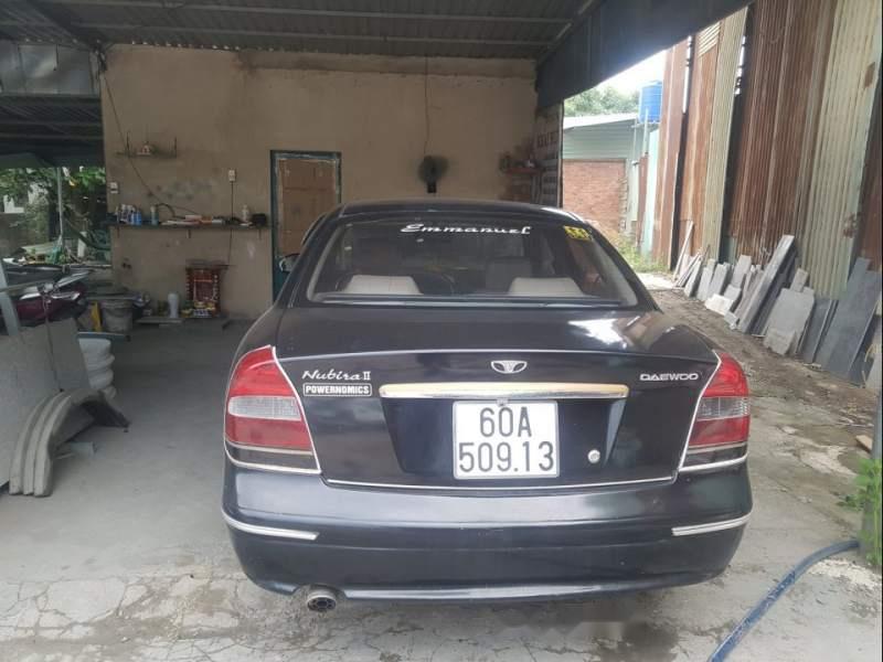 Daewoo Nubira   2002 - Bán Daewoo Nubira năm 2002, màu đen xe gia đình