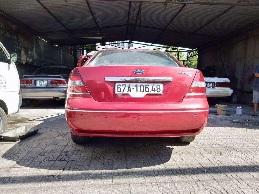 Ford Mondeo   2003 - Bán Ford Mondeo đời 2003, màu đỏ, xe đẹp nguyên bản