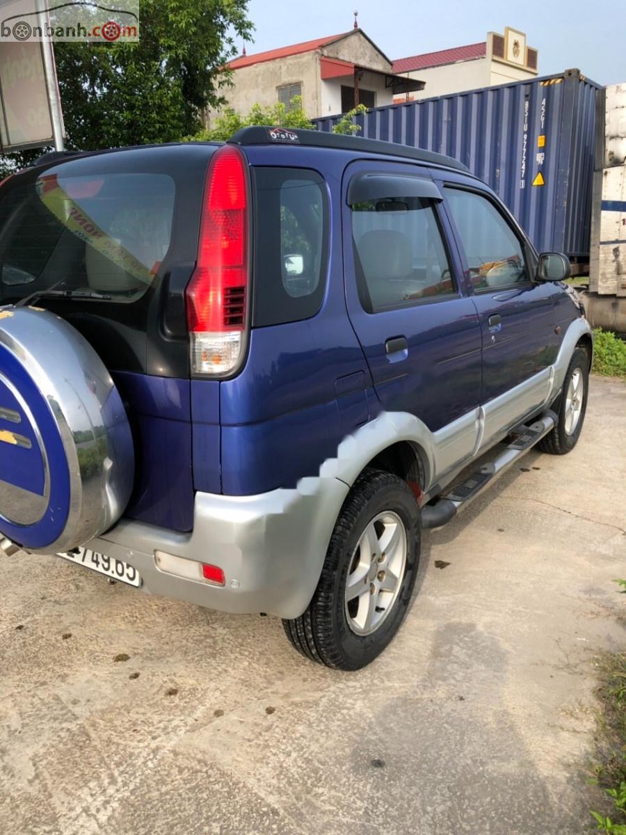 Daihatsu Terios 1.3 4x4 MT 2004 - Bán Daihatsu Terios 1.3 đời 2004, màu xanh lam