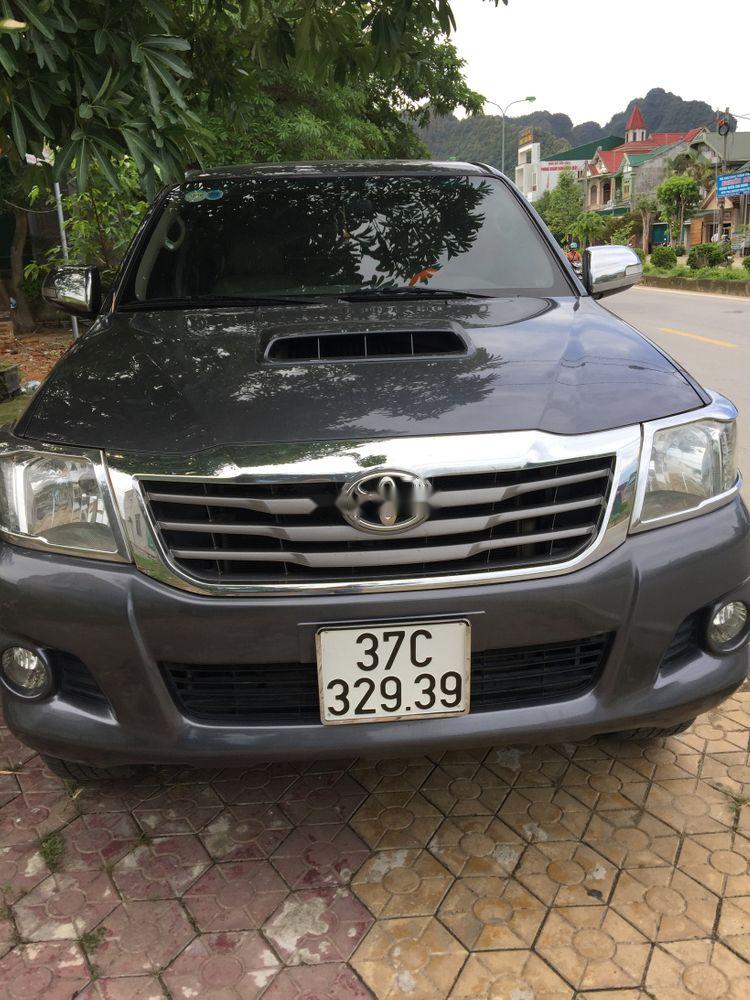 Toyota Hilux 2013 - Cần bán xe Toyota Hilux sản xuất 2013, màu xám, giá tốt