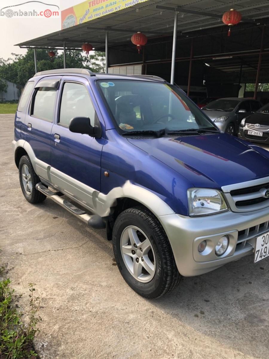 Daihatsu Terios 1.3 4x4 MT 2004 - Bán Daihatsu Terios 1.3 đời 2004, màu xanh lam