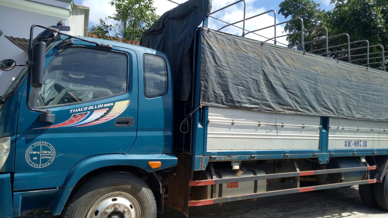 Thaco OLLIN 900A  2016 - Cần bán xe tải Thaco OLLIN 900A cũ, thùng dài 7,4m, tải 9 tấn xe đẹp 90%
