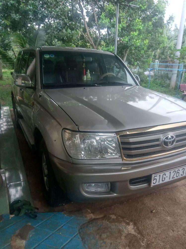 Toyota Land Cruiser   2002 - Bán Toyota Land Cruiser năm sản xuất 2002, màu bạc, nhập khẩu 