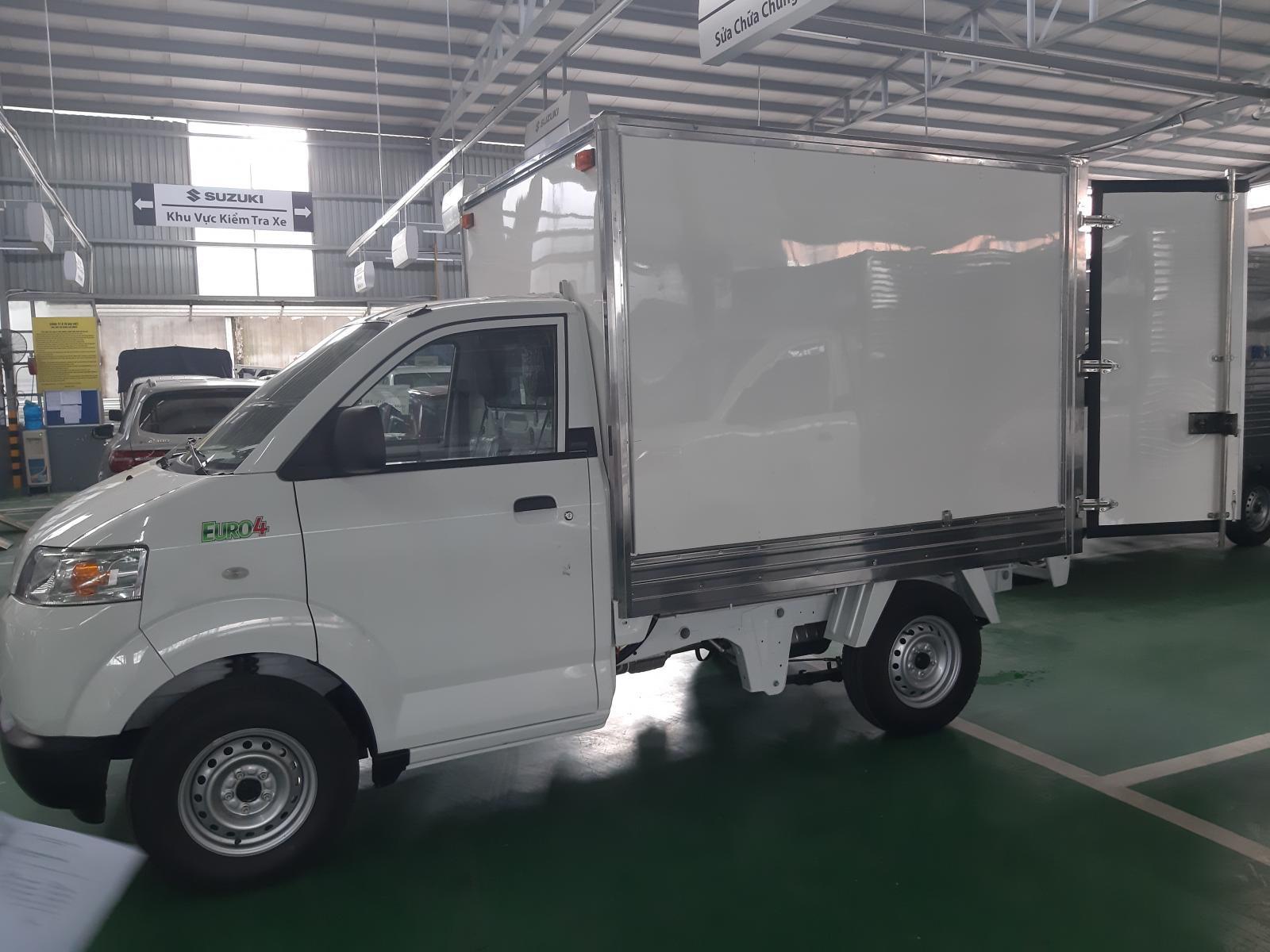 Suzuki Carry 2019 - Bán xe tải Suzuki thùng kín, gắn máy lạnh