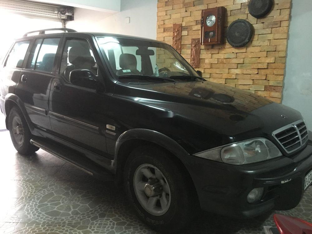 Ssangyong Musso 2004 - Bán lại xe Ssangyong Musso đời 2004, màu đen, nhập khẩu