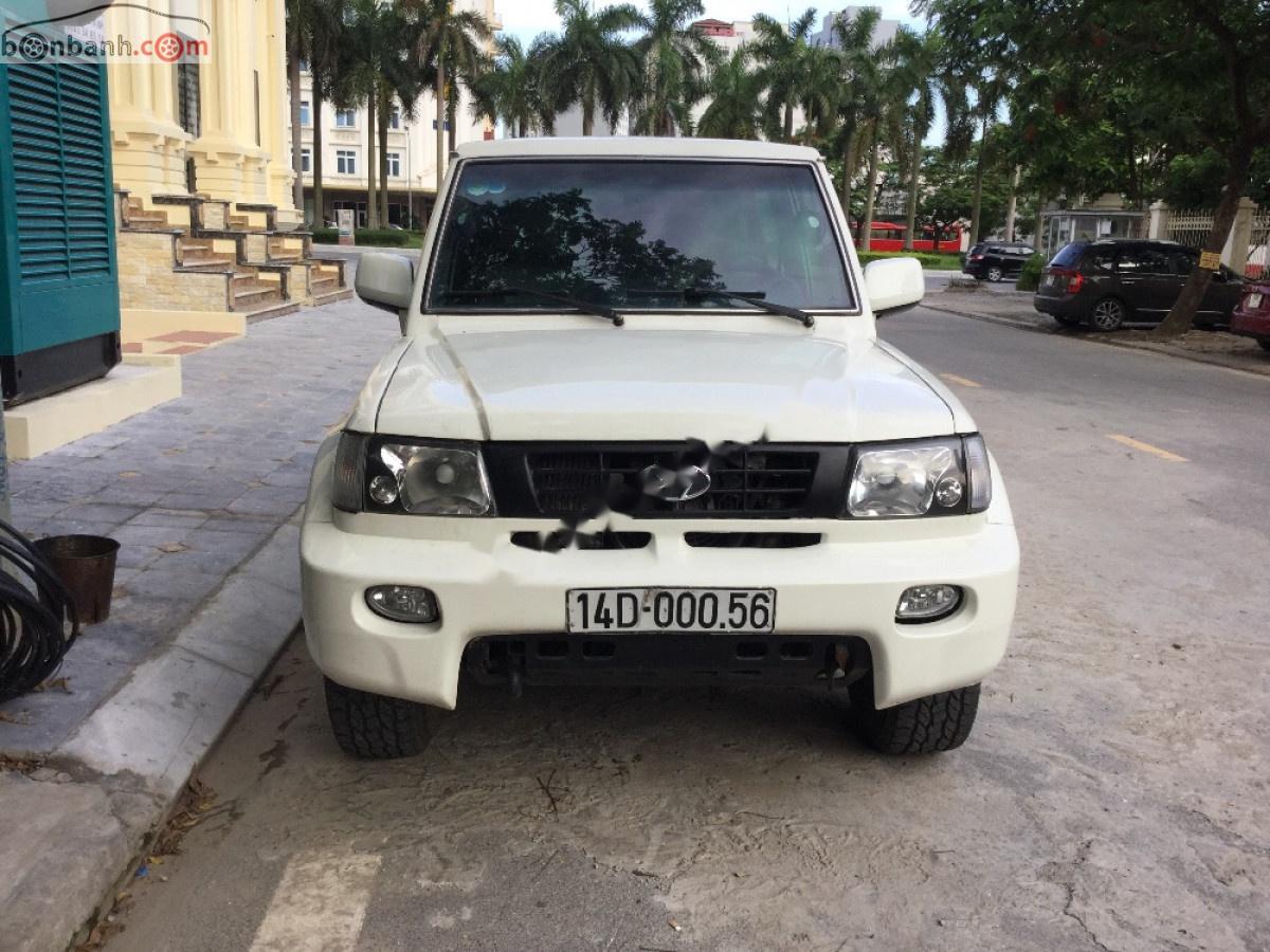 Hyundai Galloper 2.5 AT 2003 - Xe Hyundai Galloper 2.5 AT 2003, màu trắng, xe nhập  