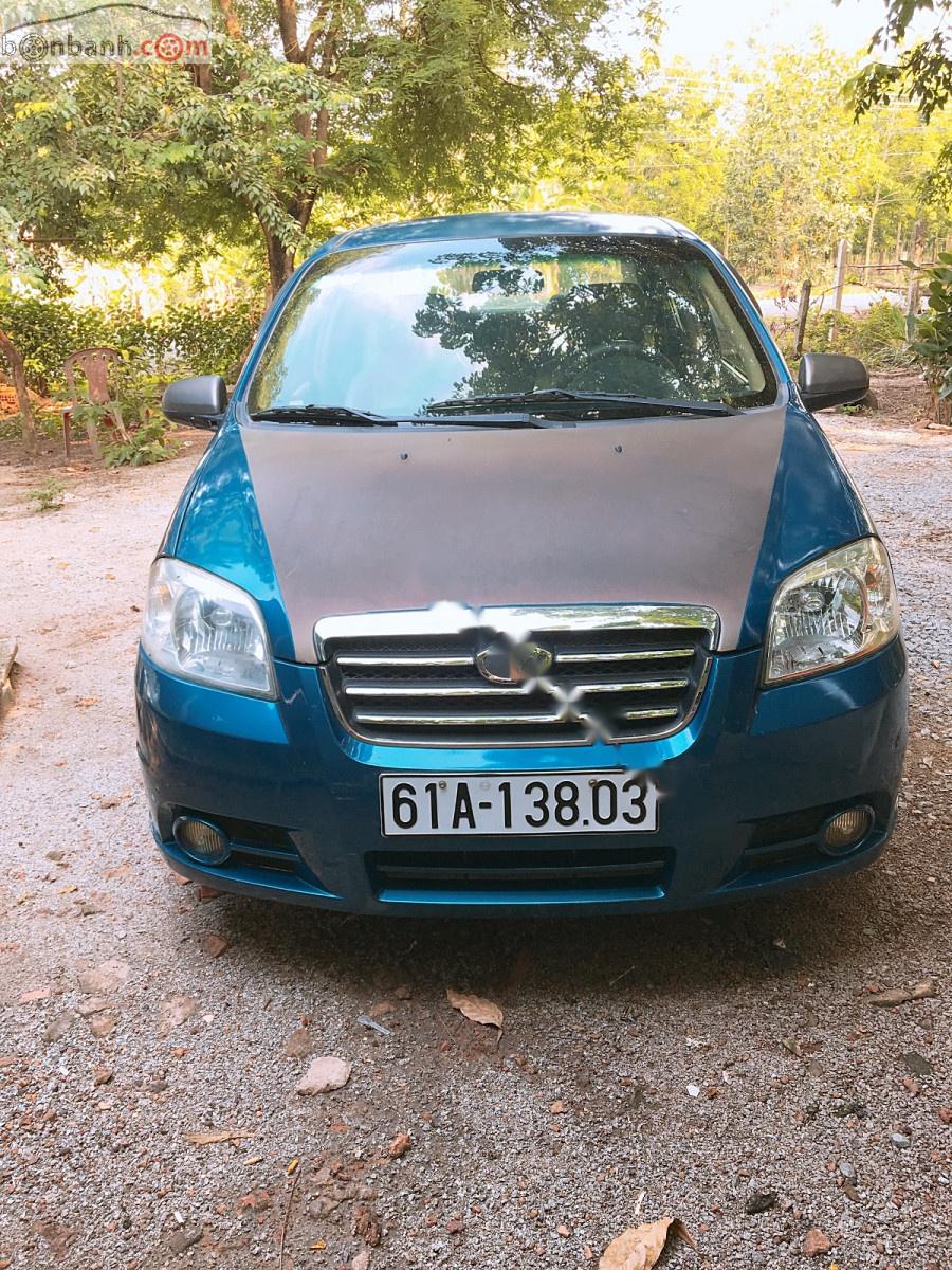 Daewoo Gentra 2008 - Bán Daewoo Gentra sản xuất năm 2008, màu xanh lam xe gia đình