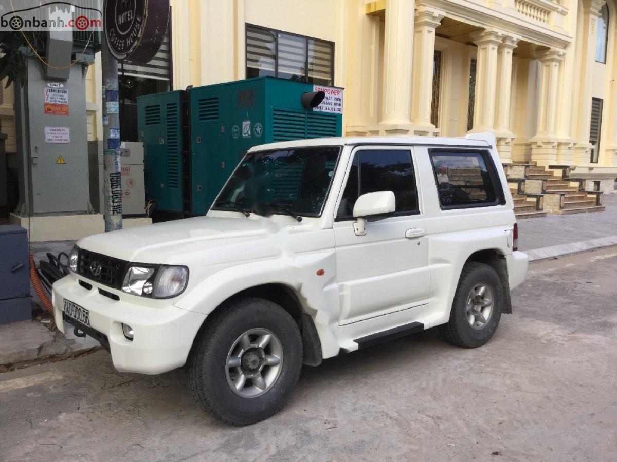 Hyundai Galloper 2.5 AT 2003 - Xe Hyundai Galloper 2.5 AT 2003, màu trắng, xe nhập  