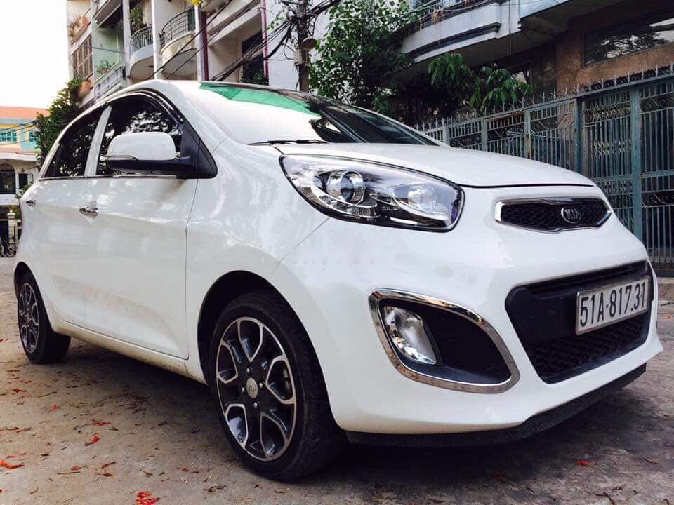 Kia Picanto   2014 - Bán xe Kia Picanto sản xuất 2014, màu trắng, ít đi, bảo dưỡng chính hãng định kì, không đâm đụng bơi lội