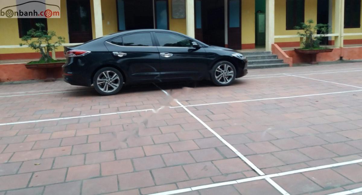 Hyundai Elantra 2.0 AT 2016 - Cần bán xe Hyundai Elantra 2.0 AT năm sản xuất 2016, màu đen