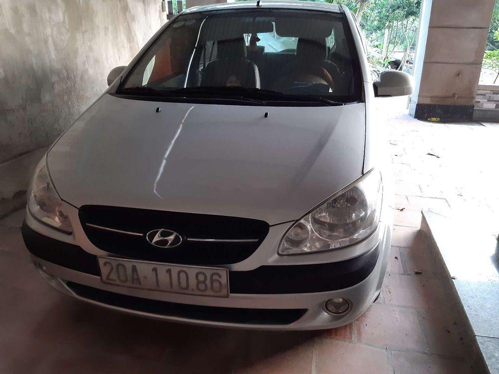 Hyundai Getz   2010 - Bán Hyundai Getz năm sản xuất 2010, màu bạc, nhập khẩu 