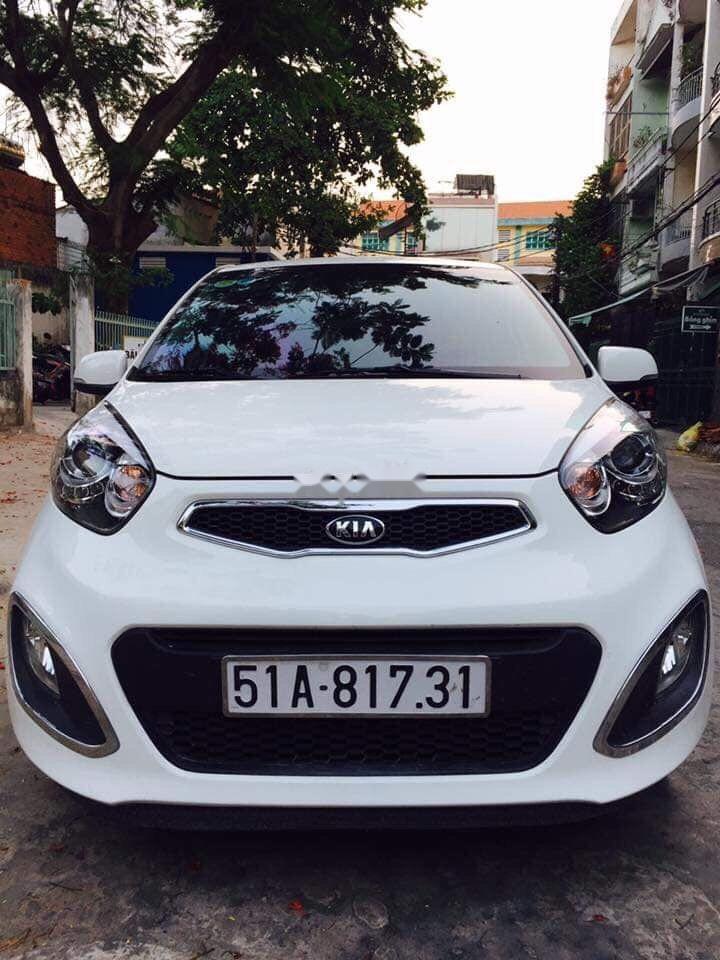 Kia Picanto   2014 - Bán xe Kia Picanto sản xuất 2014, màu trắng, ít đi, bảo dưỡng chính hãng định kì, không đâm đụng bơi lội