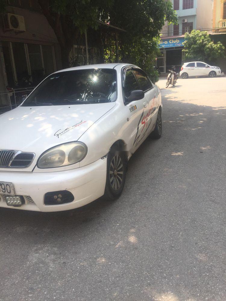 Daewoo Lanos    2003 - Cần bán xe Daewoo Lanos đời 2003, màu trắng, giá chỉ 48 triệu