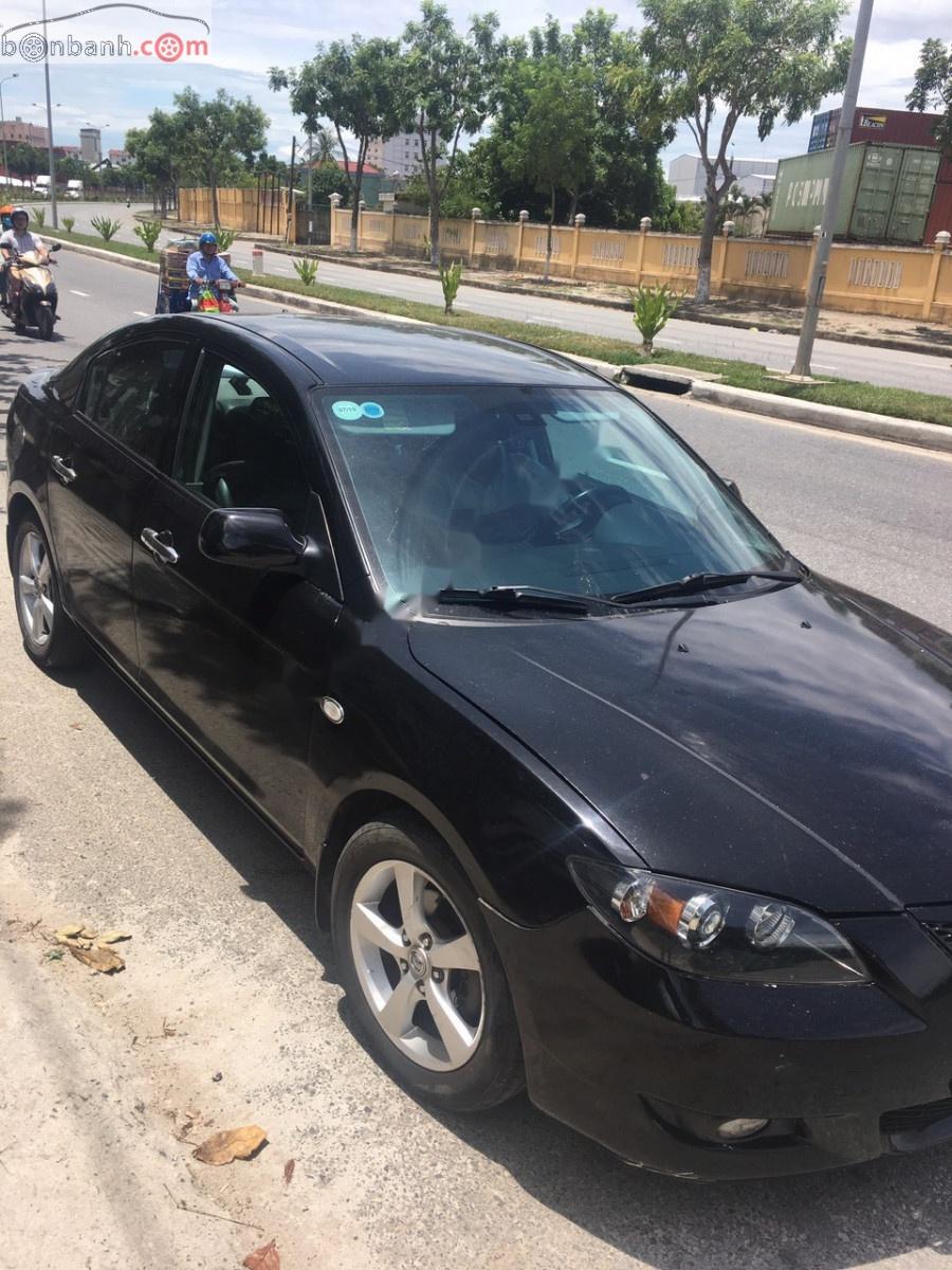 Mazda 3 2007 - Cần bán gấp Mazda 3 năm 2007, màu đen xe gia đình