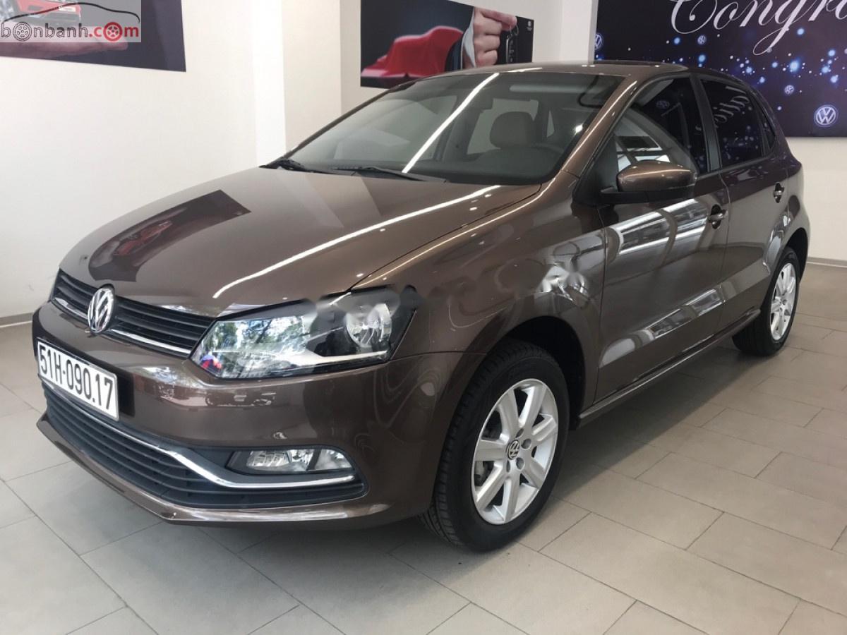 Volkswagen Polo 1.6AT 2019 - Bán Volkswagen Polo 1.6AT 2019, màu nâu, xe nhập