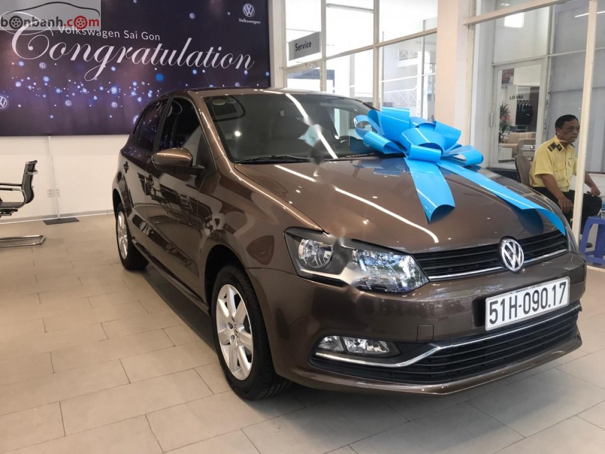 Volkswagen Polo 1.6AT 2019 - Bán Volkswagen Polo 1.6AT 2019, màu nâu, xe nhập