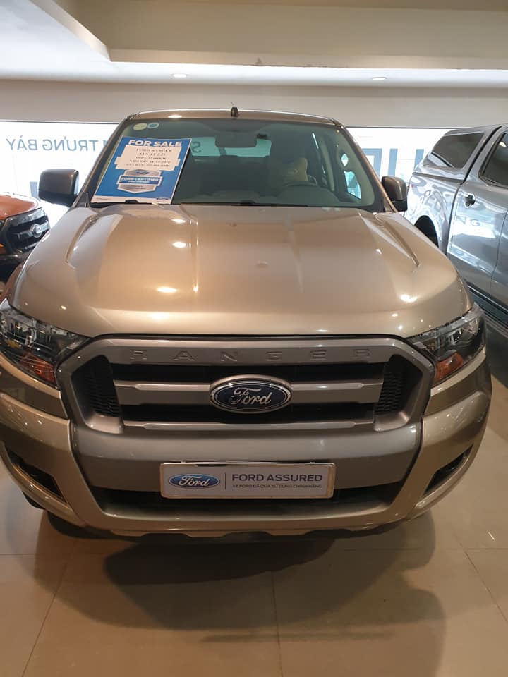 Ford Ranger XLS AT 2016 - Bán xe Ford Ranger XLS AT năm 2016, màu kem (be), xe nhập, giá 554tr