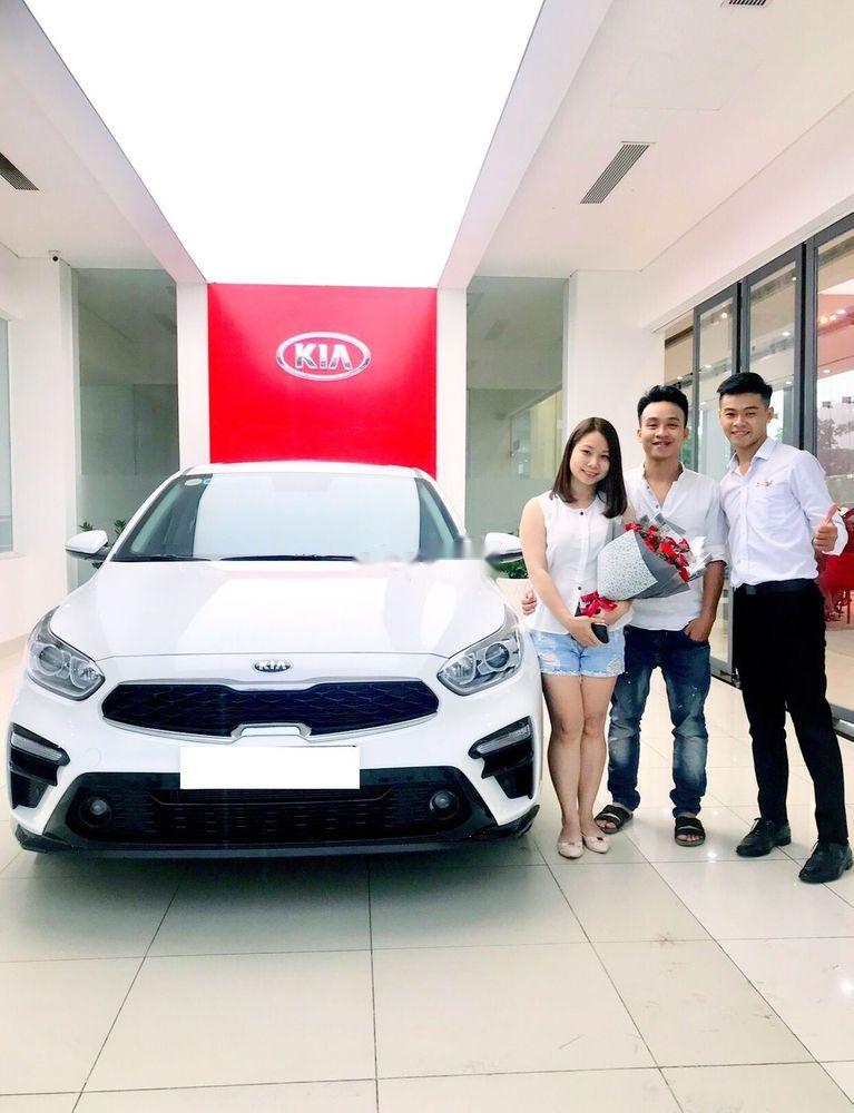 Kia Cerato   Deluxe   2019 - Bán Kia Cerato Deluxe 2019, màu trắng. Tặng BHVC và ưu đãi