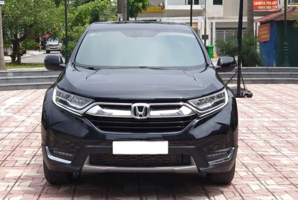 Honda CR V 1.5 Tubor 2018 - Bán Honda CRV 1.5 Tubor bản L màu đen, sản xuất 2018 đăng ký 03/2019 tên tư nhân chính chủ