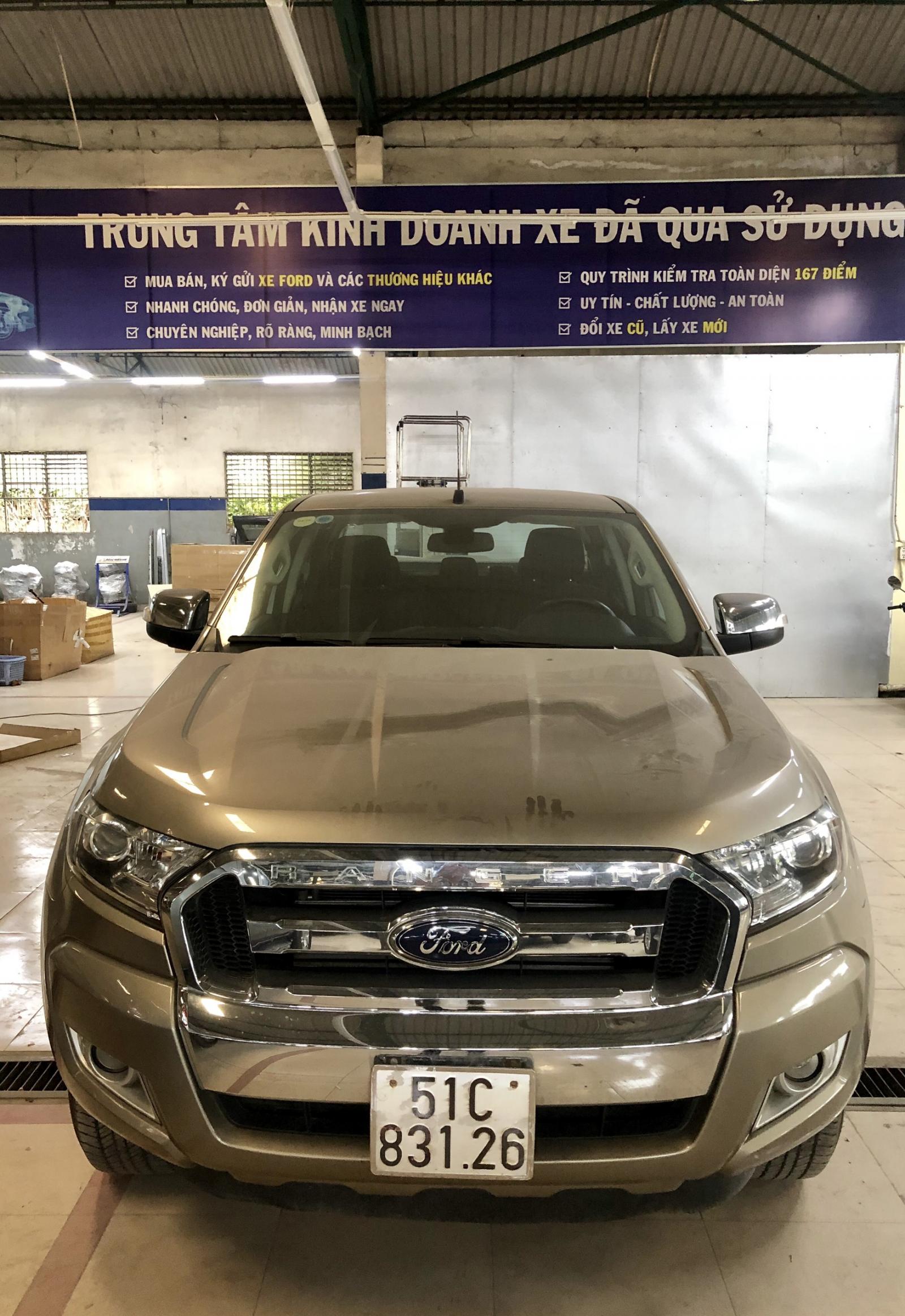 Ford Ranger 2016 - Bán ô tô Ford Ranger 2.2L XLT 4x4 MT sản xuất 2016, màu vàng, xe nhập, giá chỉ 625 triệu