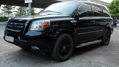 Honda Pilot   3.5 V6 AT  2007 - Cần bán lại xe Honda Pilot 3.5 V6 AT đời 2007, màu đen, nhập khẩu