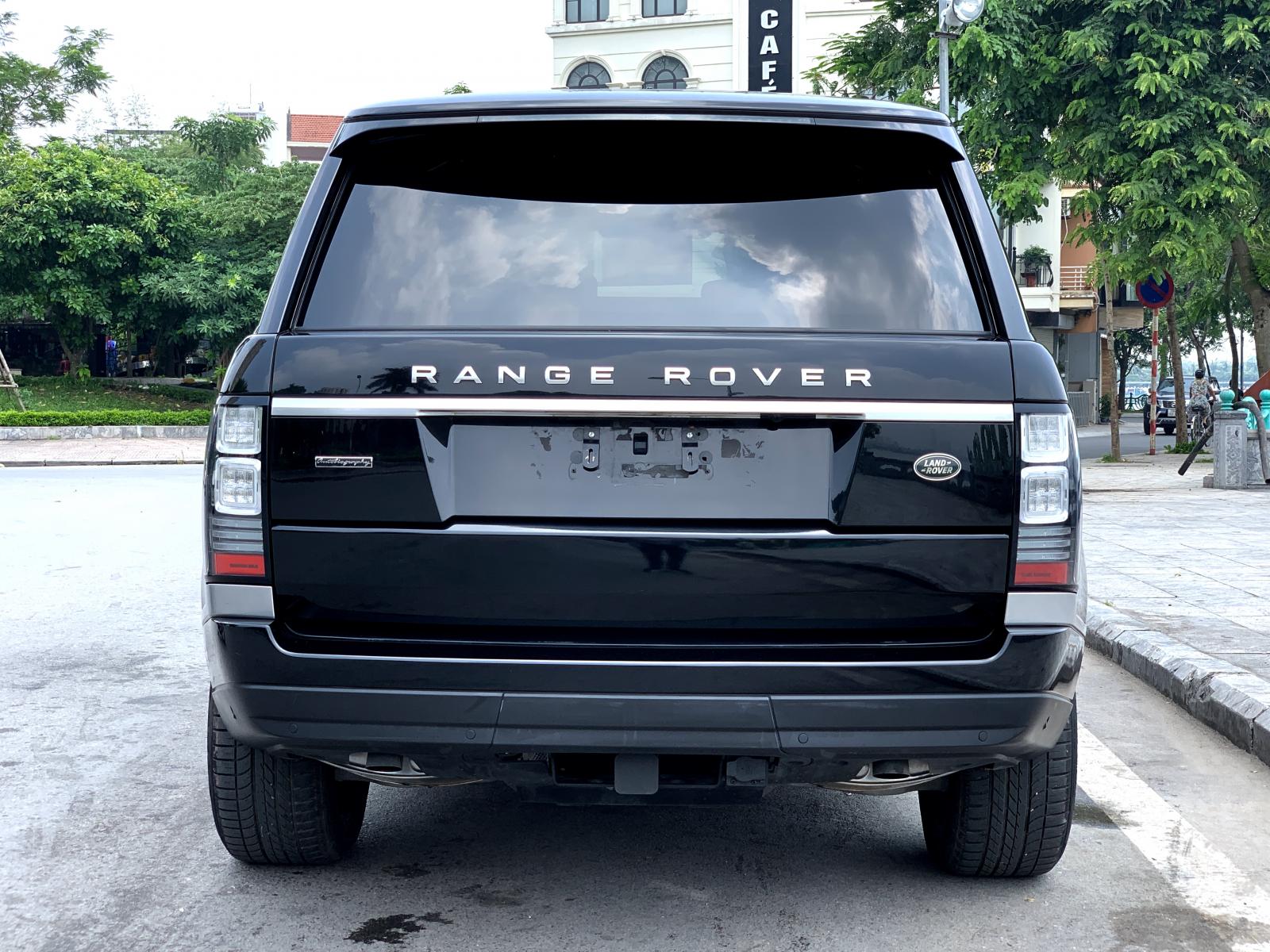 LandRover Autobiography LWB 2014 - Range Rover Autobiography LWB model 2015, màu đen, xe nhập, phiên bản 4 chỗ siêu lướt