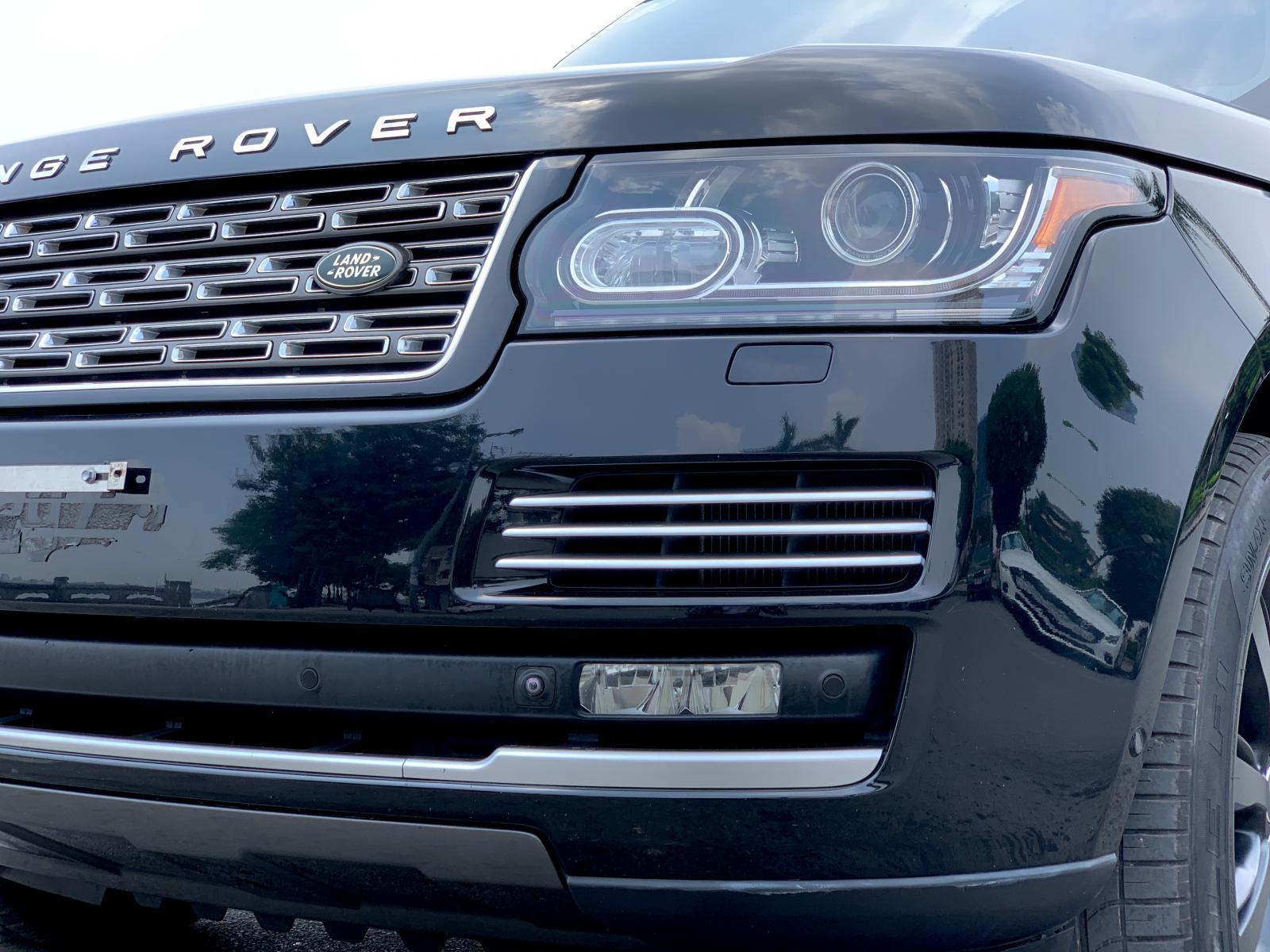 LandRover Autobiography LWB 2014 - Range Rover Autobiography LWB model 2015, màu đen, xe nhập, phiên bản 4 chỗ siêu lướt