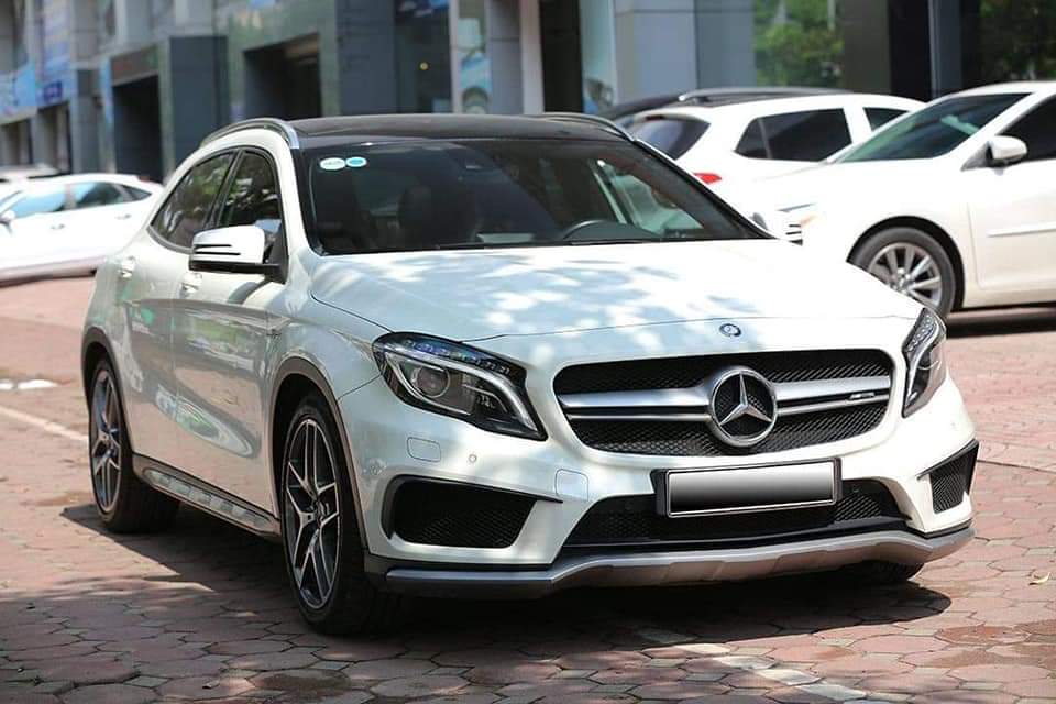 Mercedes-Benz GLA-Class GLA45 AMG 2014 - Bán Mercedes GLA45 AMG đời 2014, màu trắng, xe nhập