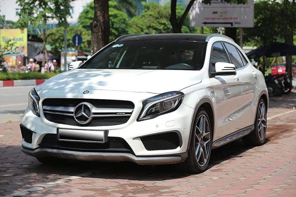 Mercedes-Benz GLA-Class GLA45 AMG 2014 - Bán Mercedes GLA45 AMG đời 2014, màu trắng, xe nhập