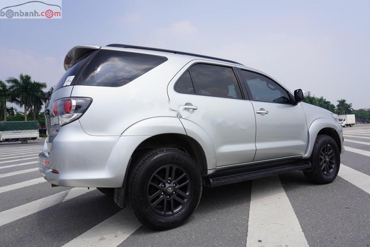 Toyota Fortuner V 2015 - Bán Toyota Fortuner V 2015, màu bạc, chính chủ