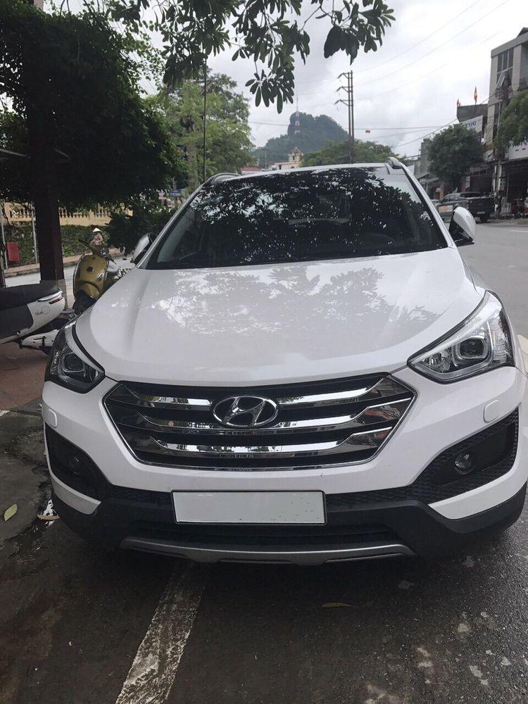 Hyundai Santa Fe  CRDi 4WD 2.2L 2015 - Bán Hyundai Santa Fe CRDi 4WD 2.2L năm 2015, màu trắng, chính chủ