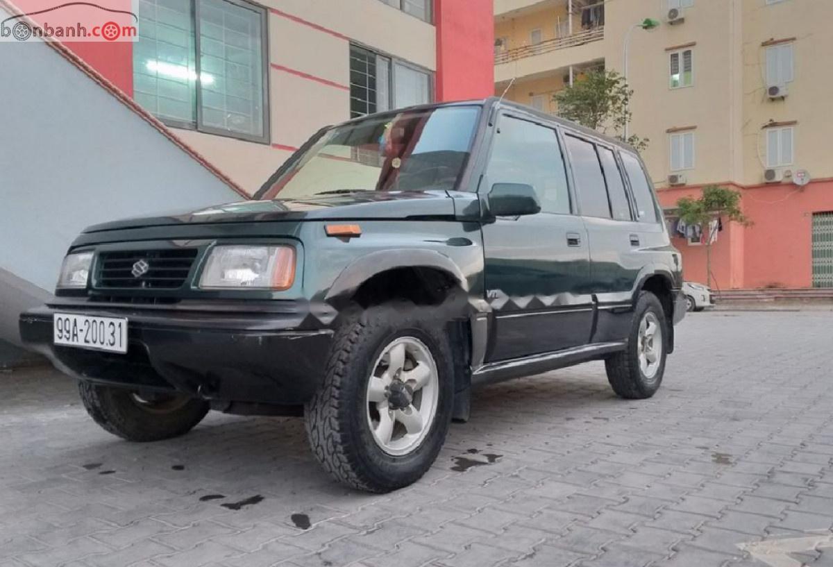 Suzuki Vitara JLX 2005 - Bán xe Suzuki Vitara JLX đời 2005, màu xanh lam số sàn