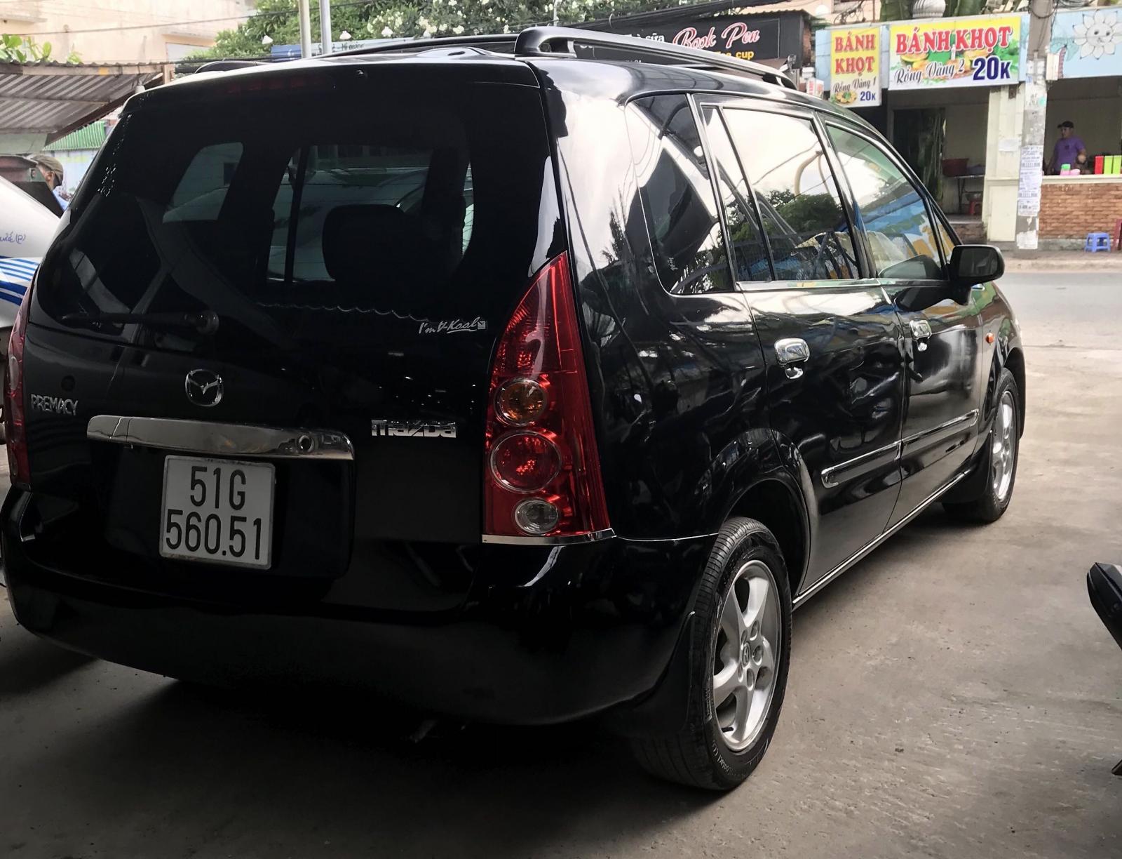 Mazda MPV 2003 - Cần bán Mazda Premacy MPV sản xuất 2003, màu đen, giá tốt 205 triệu đồng