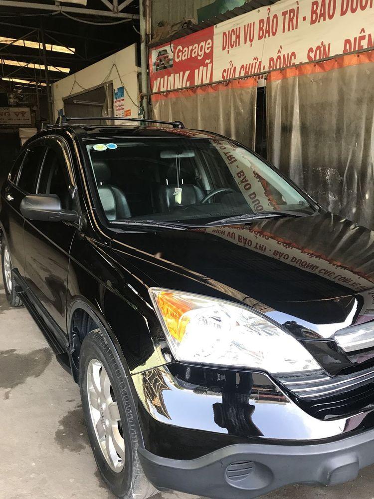 Honda CR V   2007 - Cần bán Honda CR V 2007, màu đen, nhập khẩu  