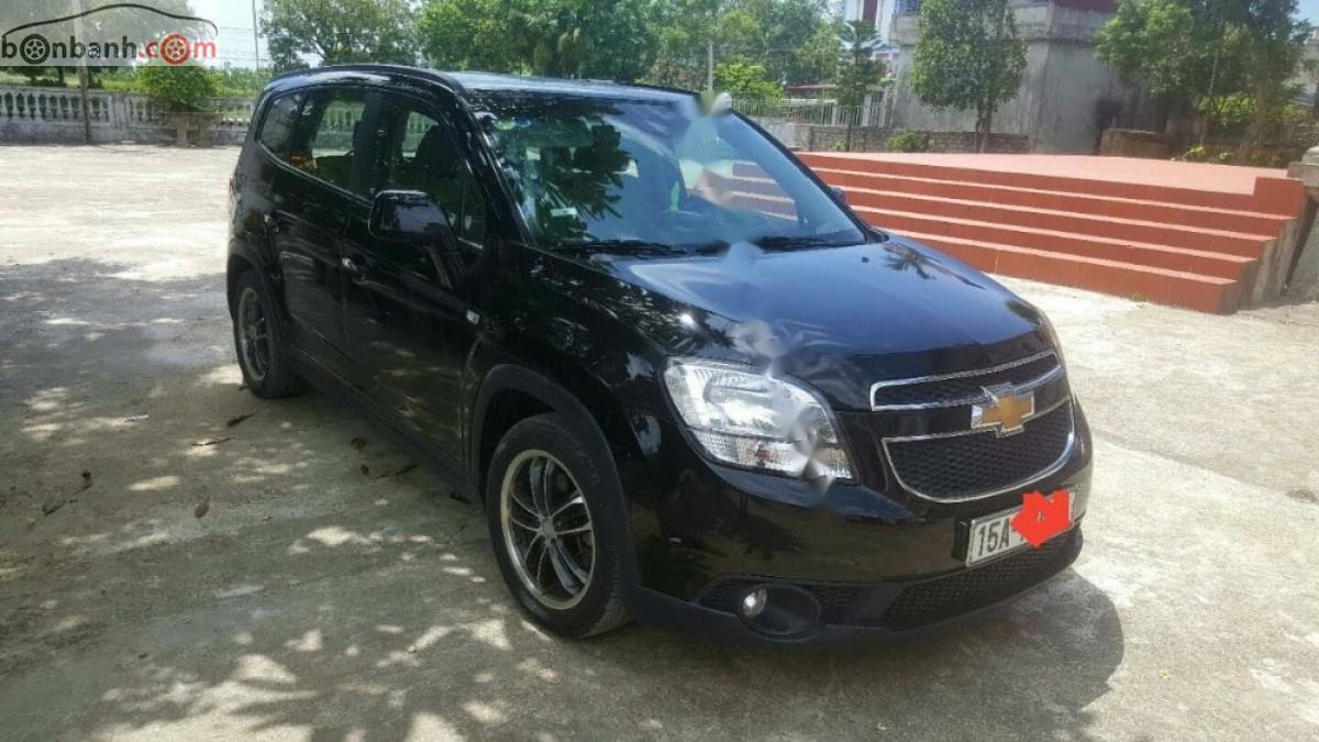 Chevrolet Orlando   2012 - Bán Chevrolet Orlando 2012, màu đen, 380 triệu