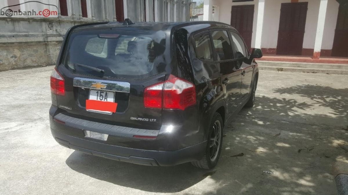 Chevrolet Orlando   2012 - Bán Chevrolet Orlando 2012, màu đen, 380 triệu