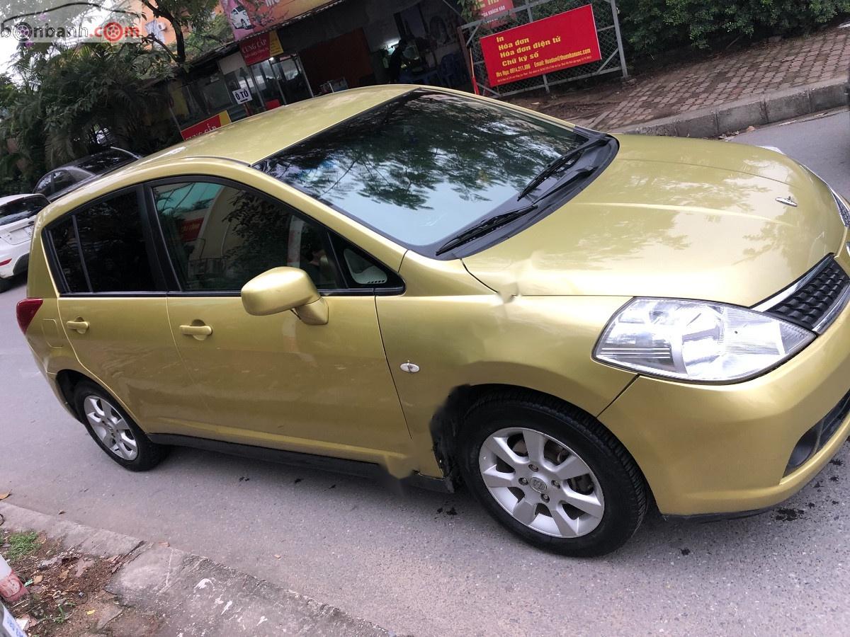 Nissan Tiida   2008 - Bán xe Nissan Tiida năm sản xuất 2008, màu vàng, nhập khẩu 