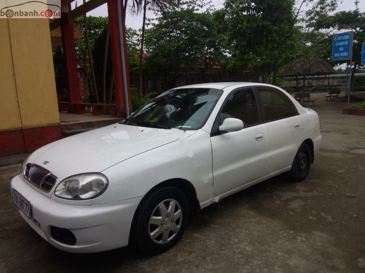 Daewoo Lanos   2005 - Bán Daewoo Lanos năm 2005, màu trắng còn mới